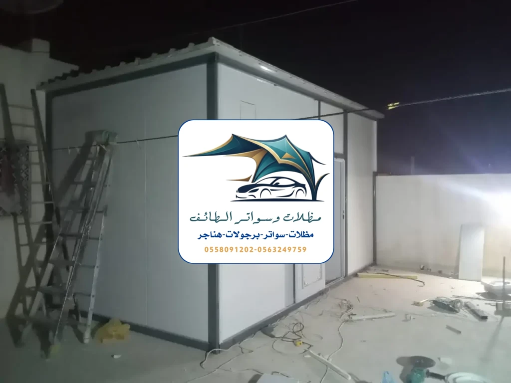 مظلات خزانات 337 تركيب ساندوتش بانل الطائف